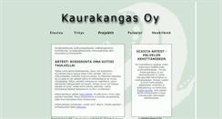 Desktop Screenshot of kaurakangas.fi