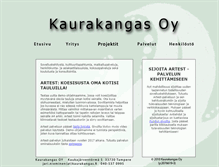 Tablet Screenshot of kaurakangas.fi